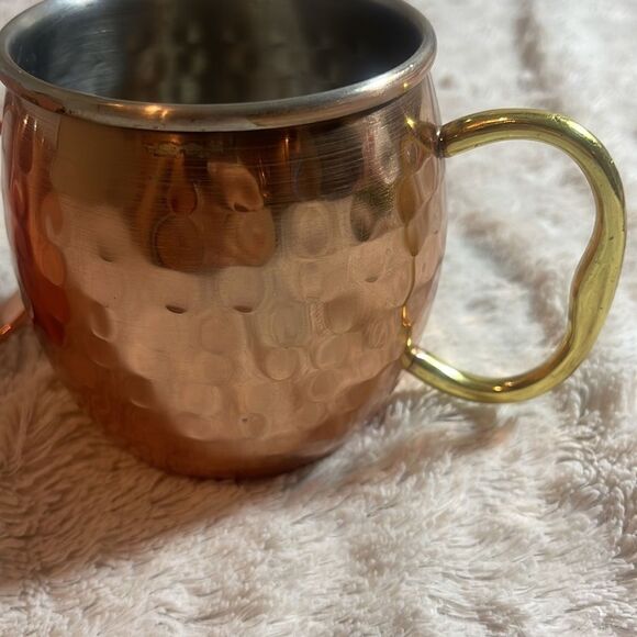 Copper & Stainless Steel Mug Stoli Vodka (Moscow Mule) - Picture 3 of 6